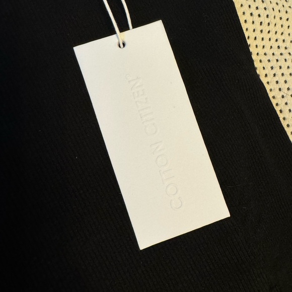 Cotton Citizen Black Pencil Skirt with Slit XS NWT $125 - Picture 4 of 6